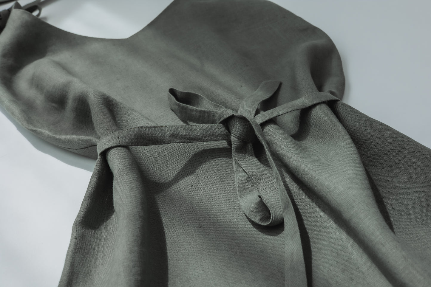 Tie-strap midi dress