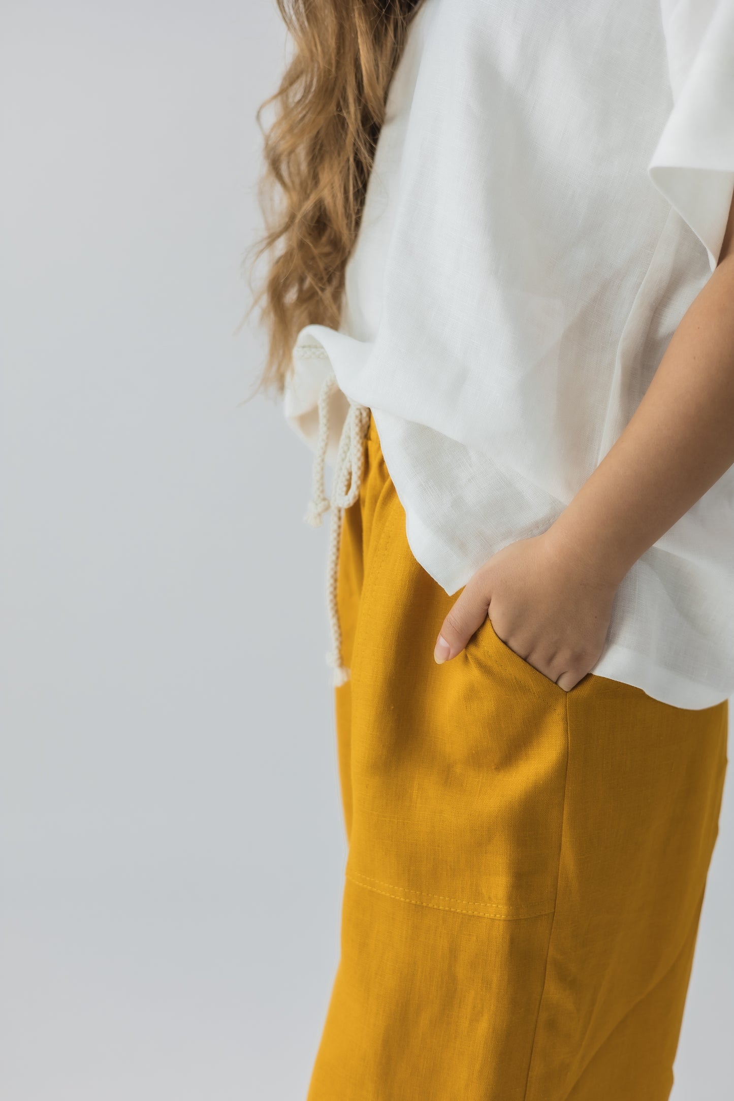 Wide-leg pull-on culottes