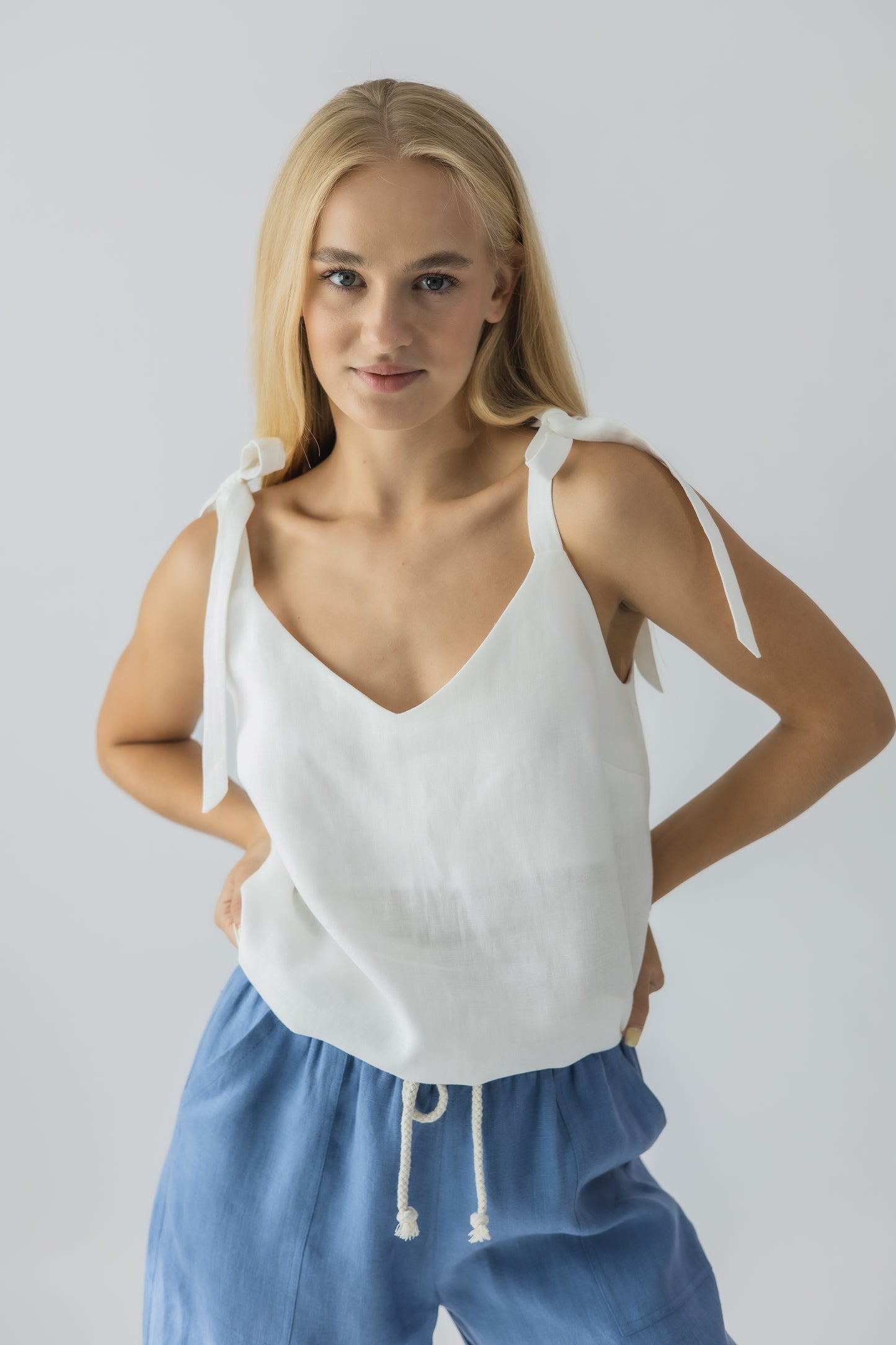 Tie-strap top