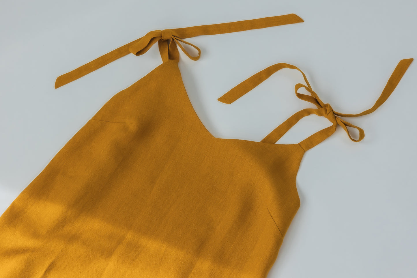 Tie-strap midi dress