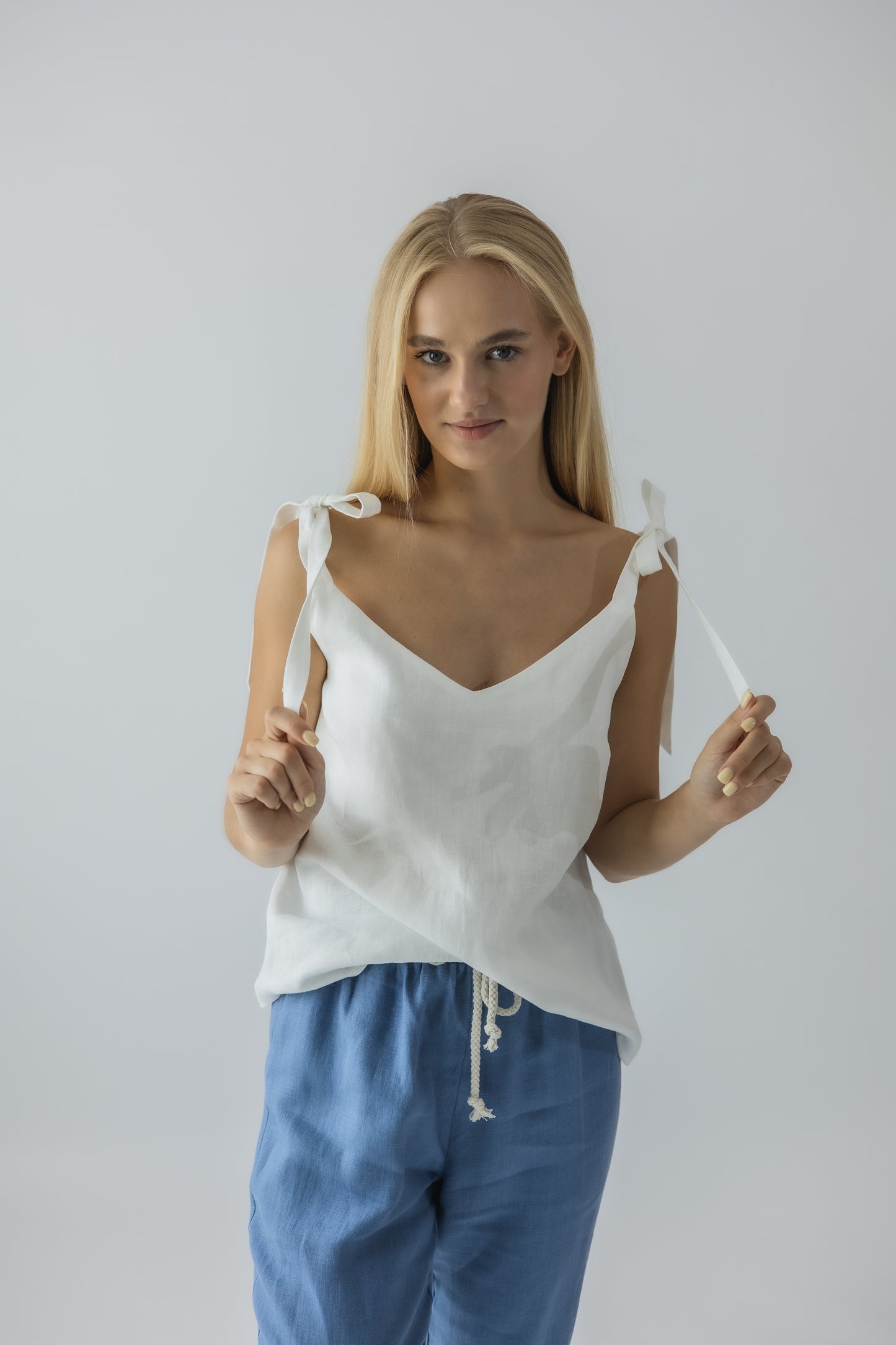Tie-strap top